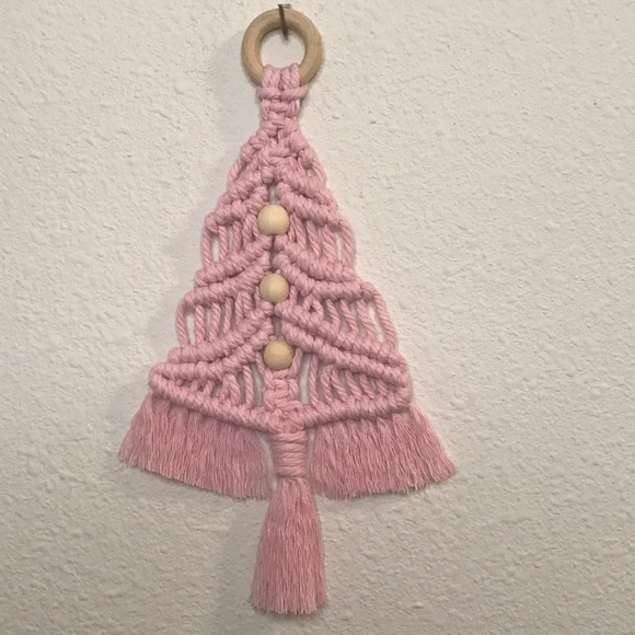 Boho macrame Christmas Tree. Handmade - Picture 1 of 4